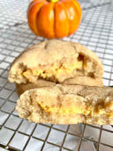 Load image into Gallery viewer, Pumpkin AND Lemon Cheesecake-Stuffed Snickerdoodles Online Baking Class