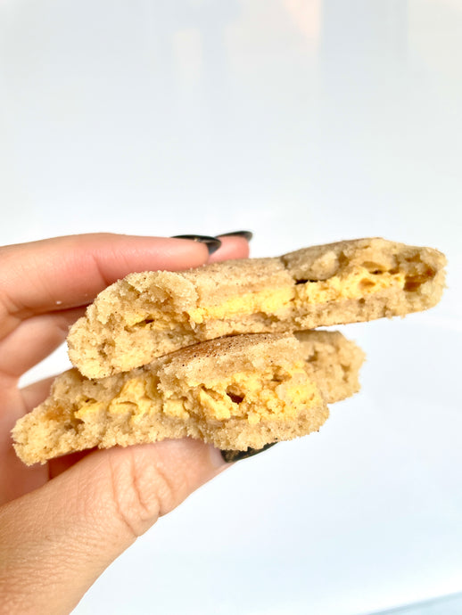 Pumpkin Cheesecake-Stuffed Snickerdoodles