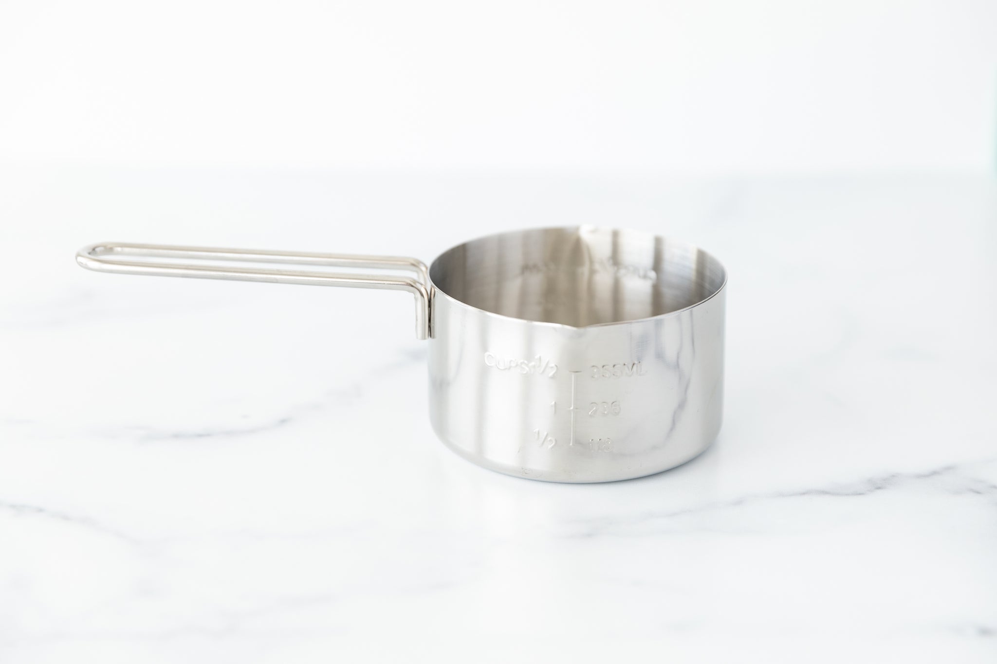 2 cup stainless steel measuring cup – The Cookie Kitchen Bakery